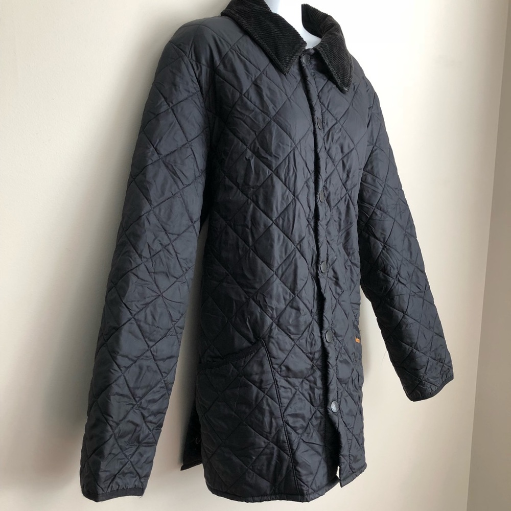 Barbour Black Quilted Jacket - Picture 2 of 8